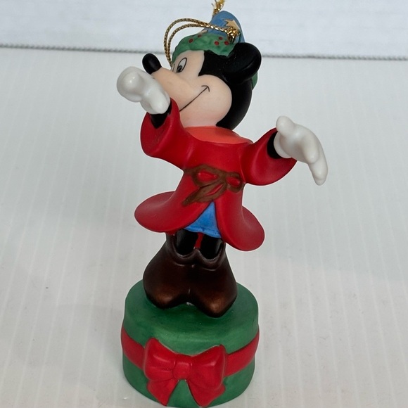 Disney Fantasia Sorcerer Mickey Mouse Porcelain Christmas Ornament 2003 - Picture 3 of 9
